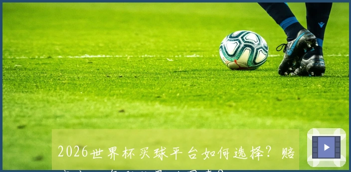 2026世界杯买球平台如何选择？赔率变化有哪些影响因素？